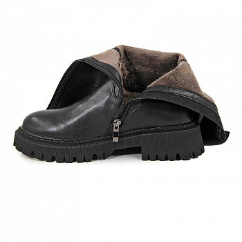 Ботфорты женские зимние <22C27-44-901BZ ч/к+эко к>