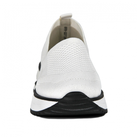 Слипоны женские лето <BF8-22738-2= бел/тек>