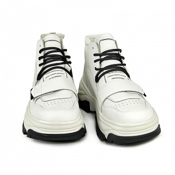 Кеды женские демис <8886-33= бел+чер/к>