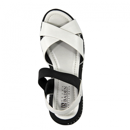 Сандалии женские <T143-010= бел/эко к>