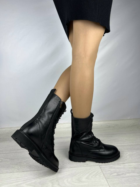 Полусапоги женские зимние <PN708-81189BZM= ч/к>