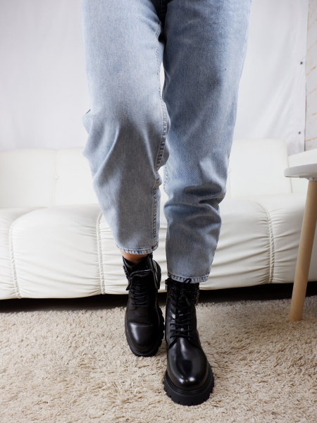 Ботинки женские зимние <T3001M-64-076 ч/к>