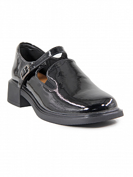 Туфли женские <W242-SPK-02-M ч/нат лак к>