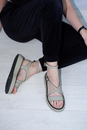 Сандалии женские <D663-6-N05= зел/к>