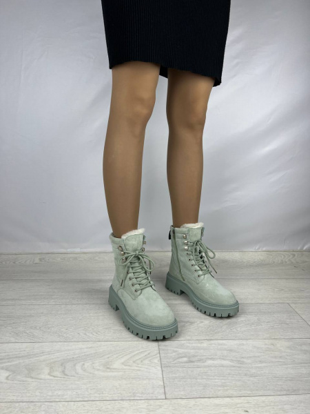 Ботинки женские зимние <SY9357-3M= зел/з>