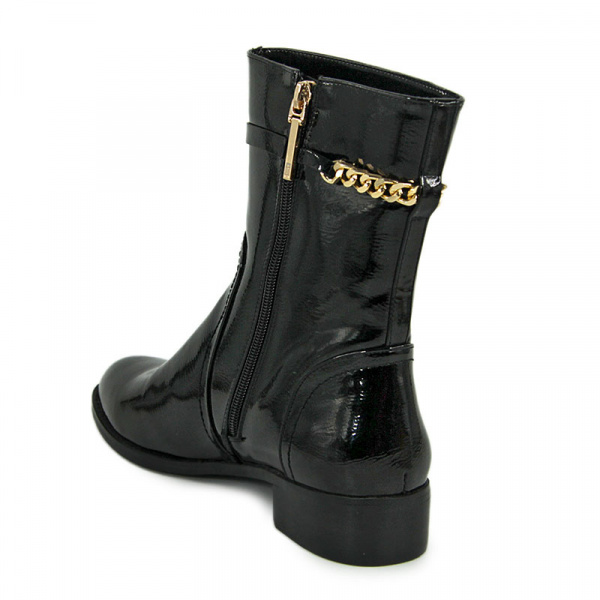 Ботинки женские демис <113-01-IG-01-PB чер/иск л>