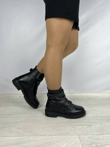 Ботинки женские зимние <S1185M-LV52-1= ч/к>