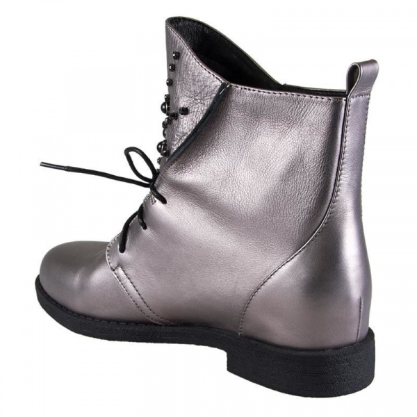 Ботинки женские демис <XF003-17 сереб(gun)/к>