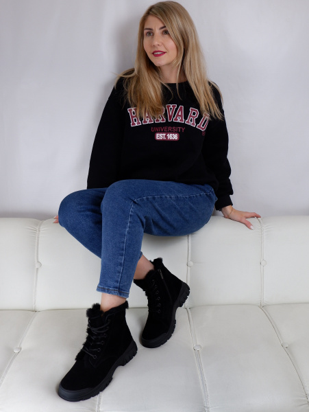 Ботинки женские зимние <RW127-022 ч/з>