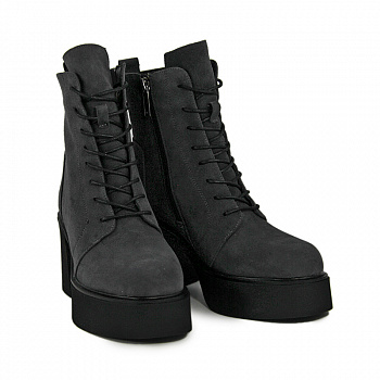 Ботинки женские зимние <3169BM-L888-VV-M2= серы/з>