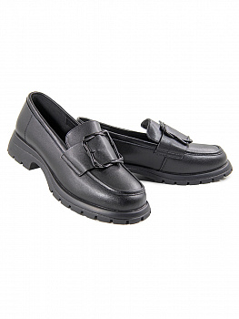 Лоферы женские <RH158-010 ч/к>