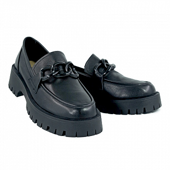 Лоферы женские <PF1375-21367-1= чер/к>